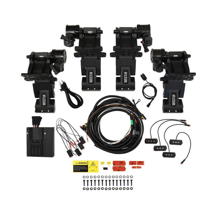 Westin 19-23 RAM 1500 Crew Cab (Excl. 2019+ 1500 Clsc.) Pro-e Running Boards - Tex. Blk - Bull Strap