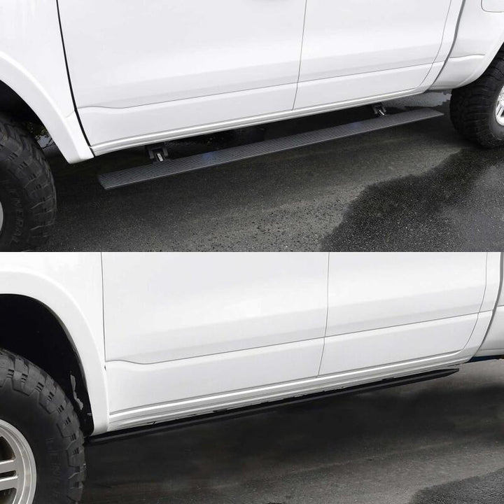 Westin 19-23 RAM 1500 Crew Cab (Excl. 2019+ 1500 Clsc.) Pro-e Running Boards - Tex. Blk - Bull Strap