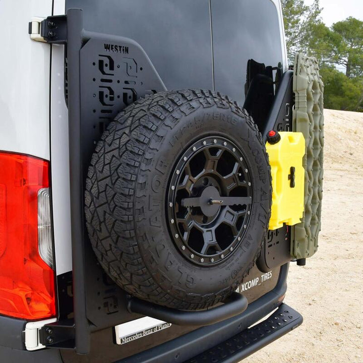 Westin 19-24 Mercedes-Benz Sprinter Accessory Carrier For XTS - Rear Driver Side - Bull Strap