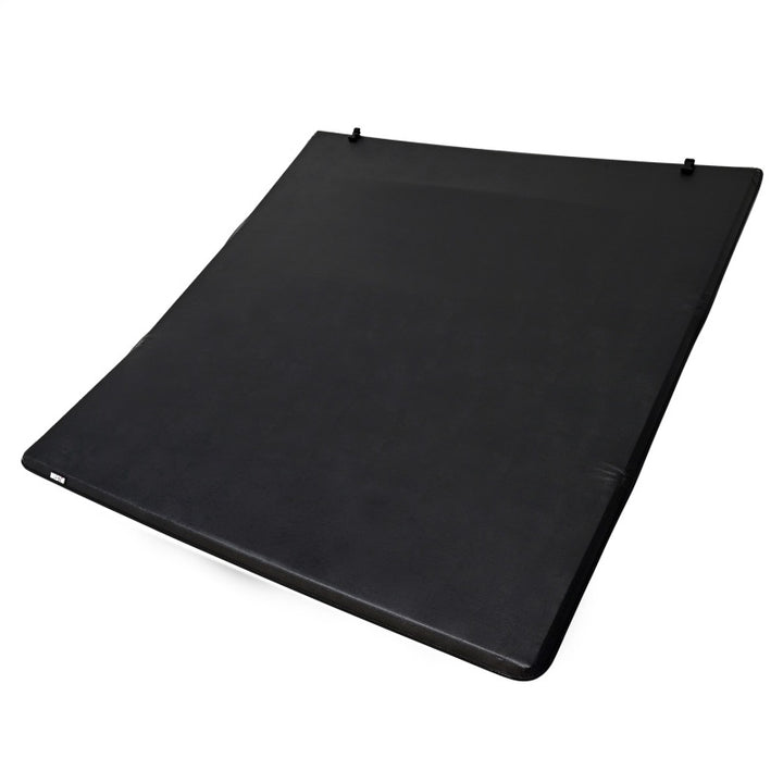 Westin 19-24 RAM 1500 New Body (Excl. Classic) 5ft. 7in. Bed Soft Tri-Fold Tonneau Cover - Black - Bull Strap