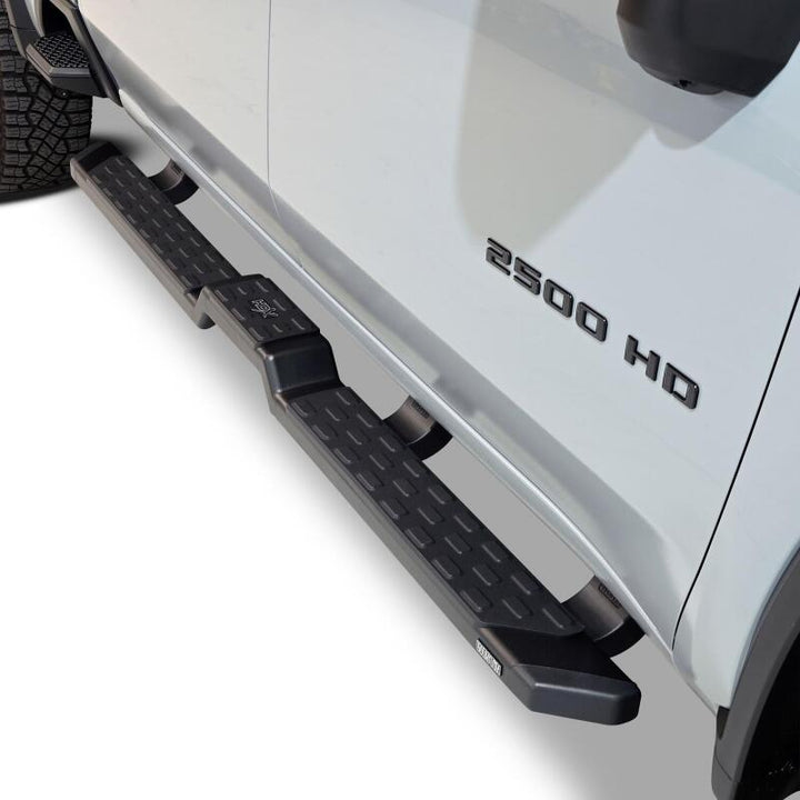 Westin 19-25 Chevrolet Silverado / GMC Sierra 1500 CC (Excl. LD/LTD) HDX Running Boards - Tex. Blk - Bull Strap