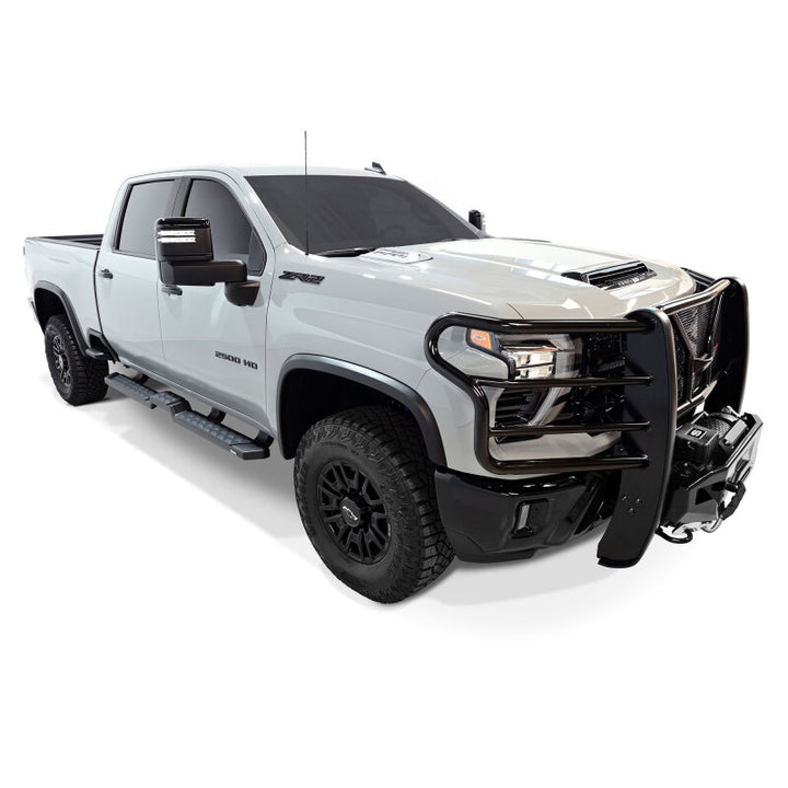 Westin 19-25 Chevrolet Silverado / GMC Sierra 1500 CC (Excl. LD/LTD) HDX Running Boards - Tex. Blk - Bull Strap