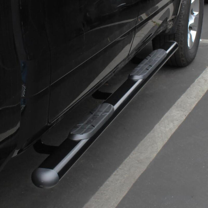 Westin 19 Ram 1500 Quad/Crew Cab (Ex. Classic) Premier Oval Nerf Step Bar Mount Kit - Black - Bull Strap