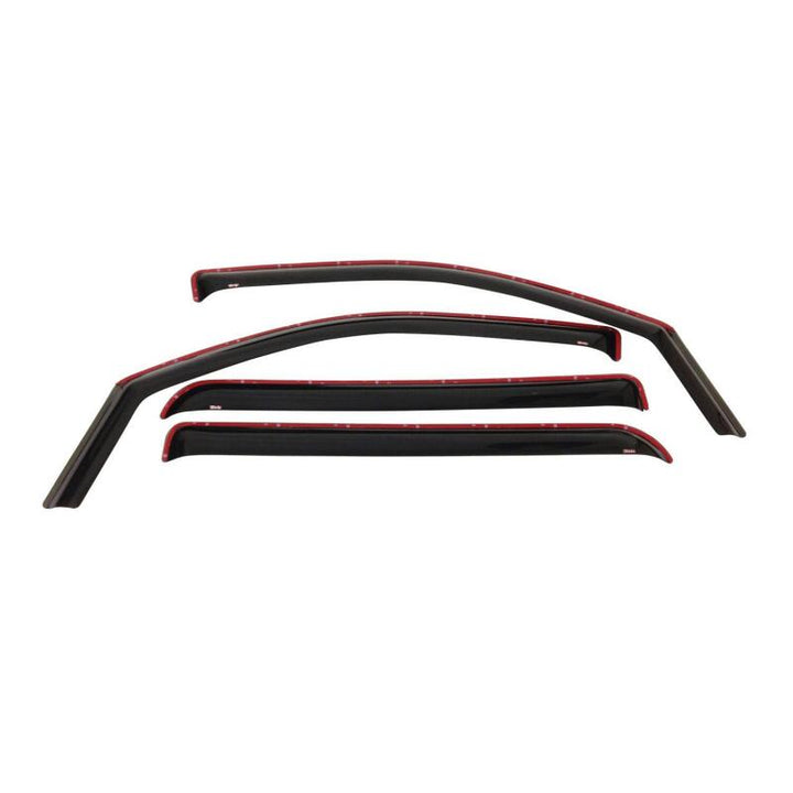 Westin 2000-2005 Ford Excursion Wade In-Channel Wind Deflector 4pc - Smoke - Bull Strap