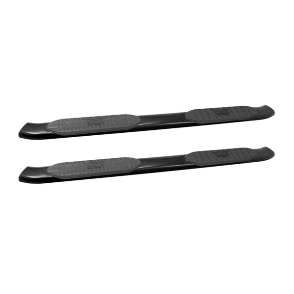 Westin 2009-2018 Dodge/Ram 1500/2500/3500 Crew Cab PRO TRAXX 5 Oval Nerf Step Bars - Black - Bull Strap
