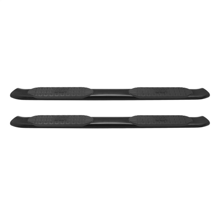 Westin 2009-2018 Dodge/Ram 1500/2500/3500 Crew Cab PRO TRAXX 5 Oval Nerf Step Bars - Black - Bull Strap