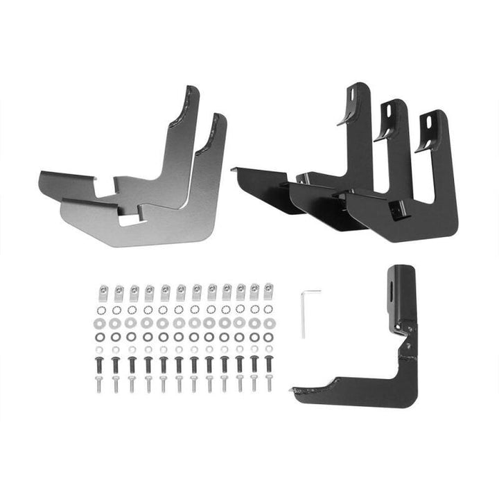 Westin 2009-2018 Dodge/Ram 1500/2500/3500 Crew Cab PRO TRAXX 5 Oval Nerf Step Bars - Black - Bull Strap