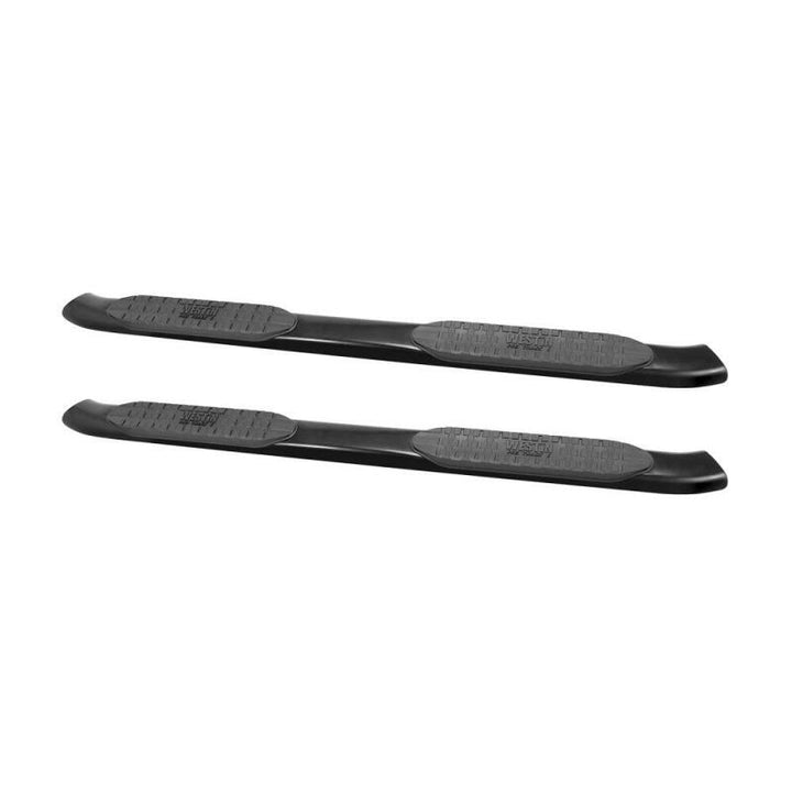 Westin 2009-2018 Dodge/Ram 1500/2500/3500 Crew Cab PRO TRAXX 5 Oval Nerf Step Bars - Black - Bull Strap