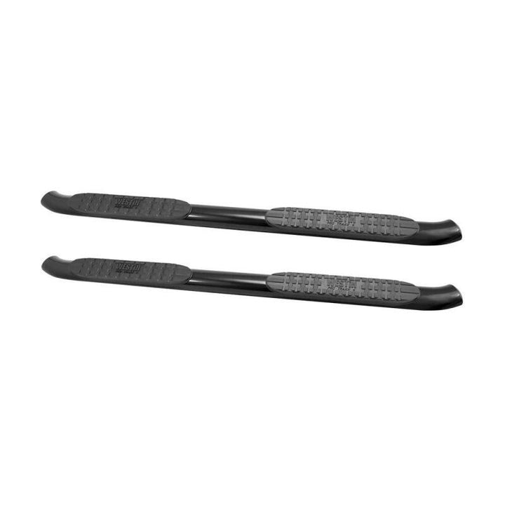 Westin 2015-2018 Ford F-150 SuperCab PRO TRAXX 4 Oval Nerf Step Bars - Black - Bull Strap
