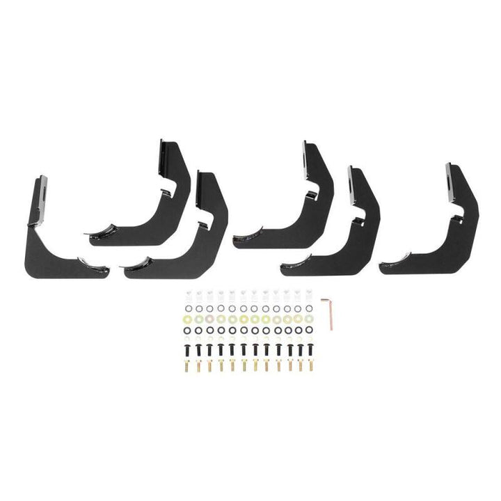 Westin 2015-2018 Ford F-150 SuperCab PRO TRAXX 4 Oval Nerf Step Bars - Black - Bull Strap