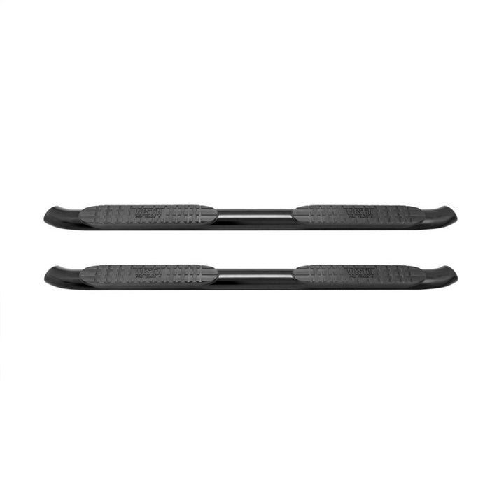 Westin 2015-2018 Ford F-150 SuperCrew PRO TRAXX 4 Oval Nerf Step Bars - Black - Bull Strap