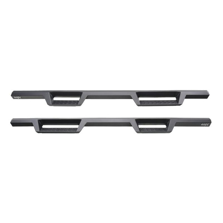 Westin 2019 Chevrolet Silverado / GMC Sierra 1500 Crew Cab Drop Nerf Step Bars - Textured Black - Bull Strap