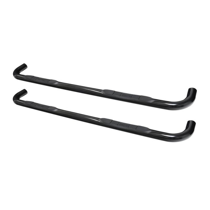 Westin 2019 Chevrolet Silverado/Sierra 1500 Crew Cab E-Series 3 Nerf Step Bars - Black - Bull Strap
