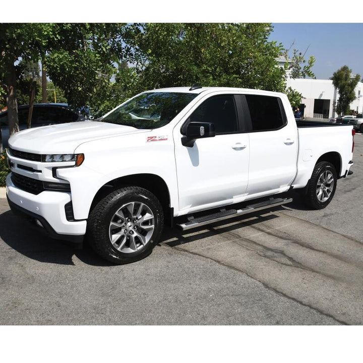 Westin 2019 Chevrolet Silverado/Sierra 1500 Crew Cab R5 Nerf Step Bars - SS - Bull Strap