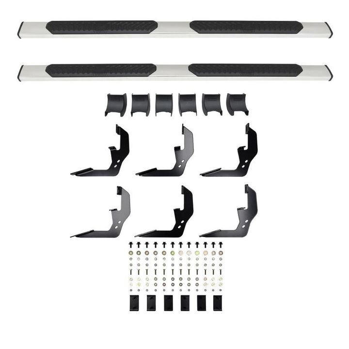 Westin 2019 Chevrolet Silverado/Sierra 1500 Crew Cab R5 Nerf Step Bars - SS - Bull Strap