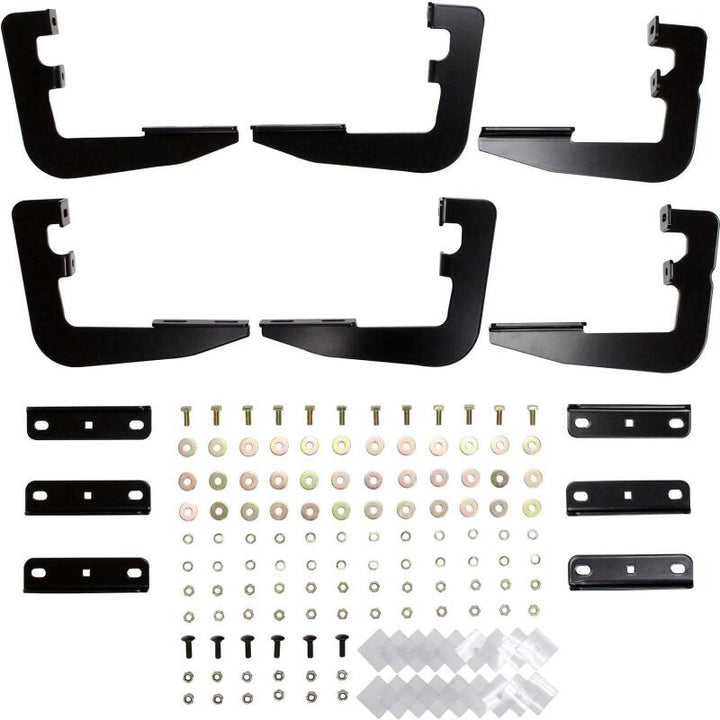 Westin 2019 Ram 1500 Quad/Crew Cab (Excl. 2019 Ram 1500 Classic) Running Board Mount Kit - Black - Bull Strap