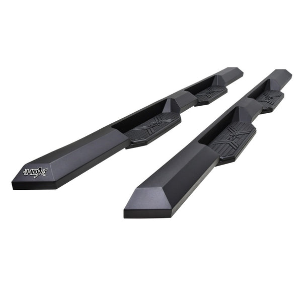 Westin 2020 Jeep Gladiator HDX Xtreme Nerf Step Bars - Textured Black - Bull Strap