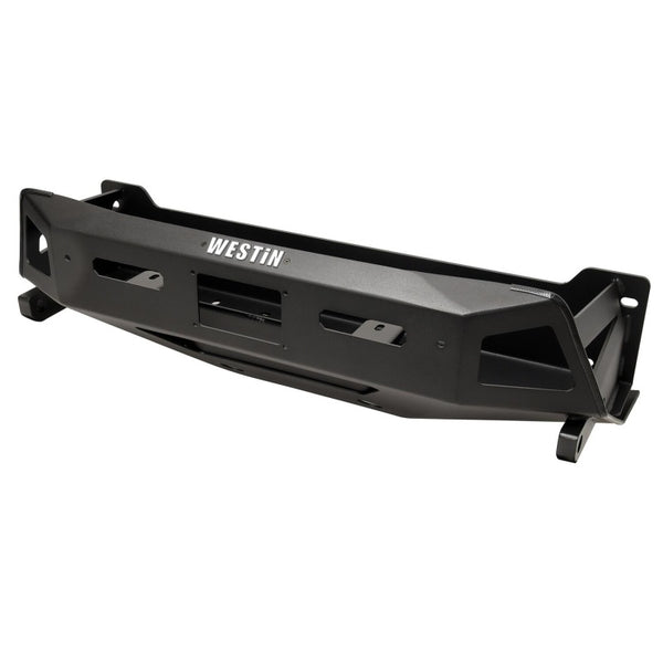 Westin 2022 Nissan Frontier Pro-Series Front Bumper - Textured Black - Bull Strap