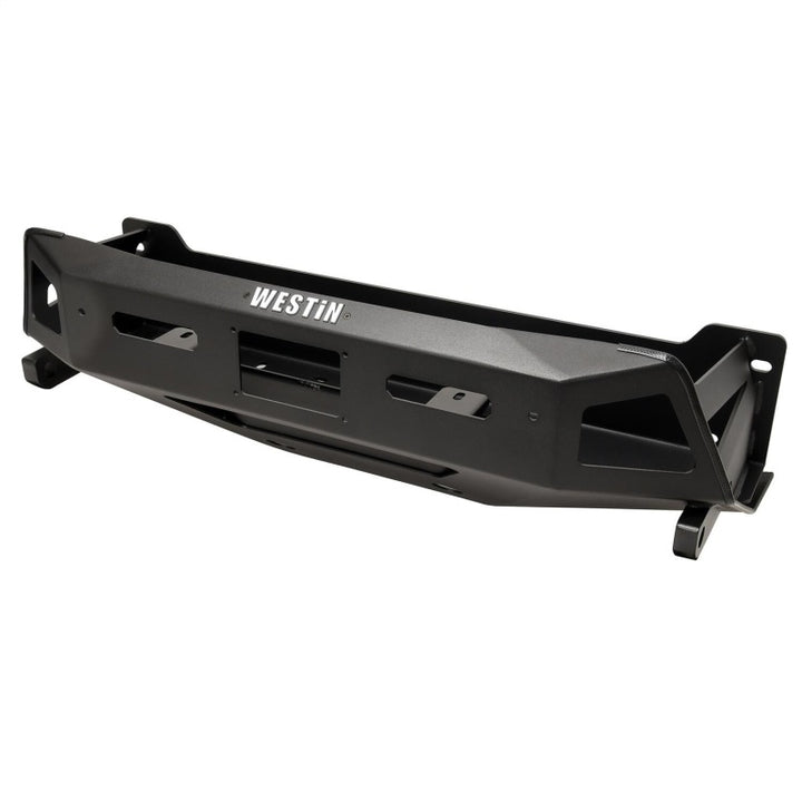 Westin 2022 Nissan Frontier Pro-Series Front Bumper - Textured Black - Bull Strap