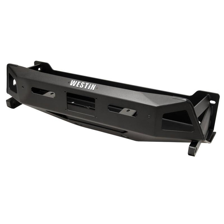 Westin 2022 Nissan Frontier Pro-Series Front Bumper - Textured Black - Bull Strap