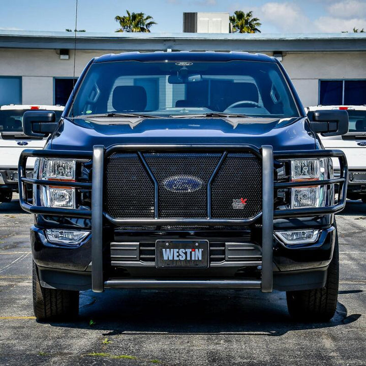 Westin 21-22 Ford F-150 HDX Modular Grille Guard - Black - Bull Strap