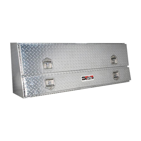 Westin/Brute Contractor TopSider 48in w/ Doors - Aluminum - Bull Strap