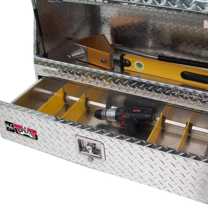 Westin/Brute Contractor TopSider 48in w/ Drawers & Doors - Aluminum - Bull Strap