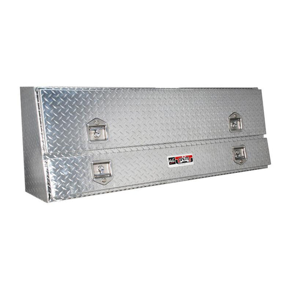 Westin/Brute Contractor TopSider 60in w/ Doors - Aluminum - Bull Strap