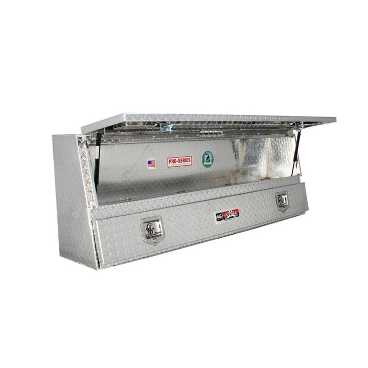Westin/Brute Contractor TopSider 60in w/ Doors - Aluminum - Bull Strap