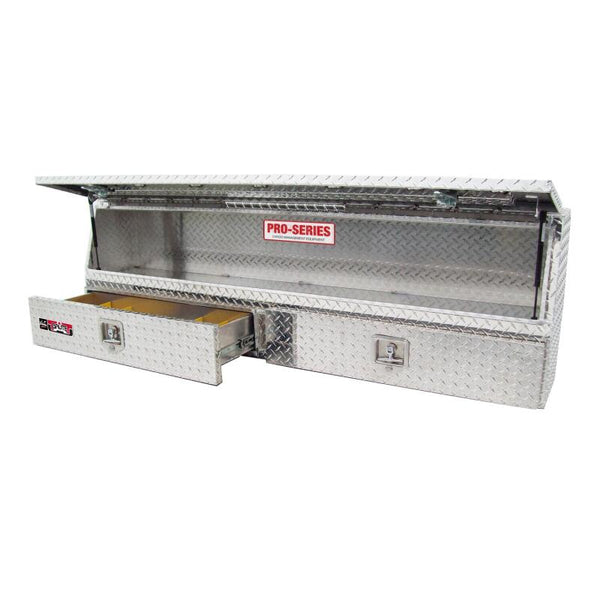 Westin/Brute Contractor TopSider 72in w/ Drawers & Doors - Aluminum - Bull Strap