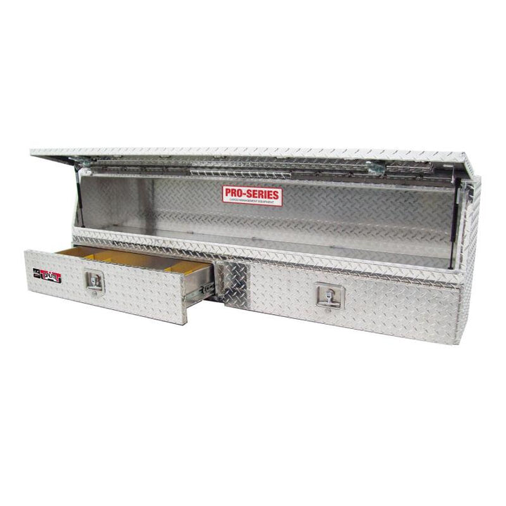Westin/Brute Contractor TopSider 72in w/ Drawers & Doors - Aluminum - Bull Strap