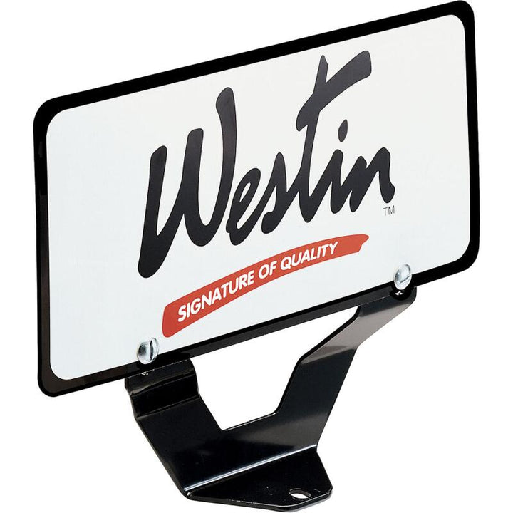 Westin Bull Bar License Plate Relocator - Black - Bull Strap