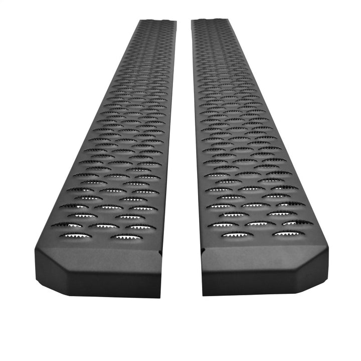 Westin Grate Steps Running Boards 75 in - Textured Black - Bull Strap