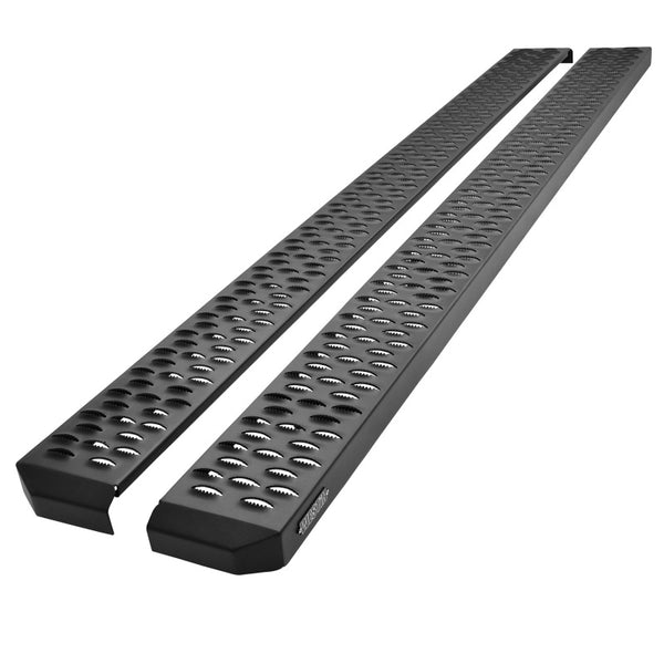 Westin Grate Steps Running Boards 79 in - Textured Black - Bull Strap