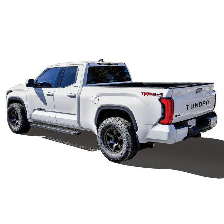 Westin Grate Steps Running Boards 79 in - Textured Black - Bull Strap