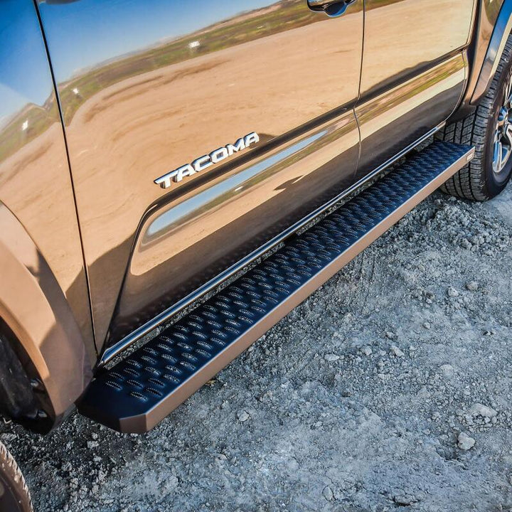 Westin Grate Steps Running Boards 79 in - Textured Black - Bull Strap