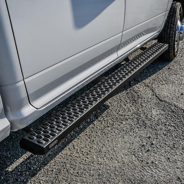 Westin Grate Steps Running Boards 83 in - Textured Black - Bull Strap
