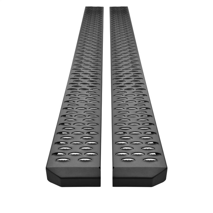 Westin Grate Steps Running Boards 83 in - Textured Black - Bull Strap