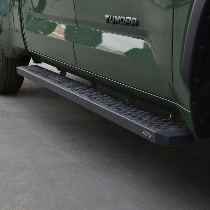 Westin Grate Steps Running Boards 90 in - Textured Black - Bull Strap