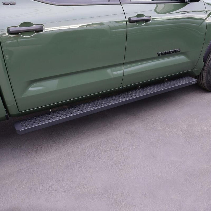 Westin Grate Steps Running Boards 90 in - Textured Black - Bull Strap