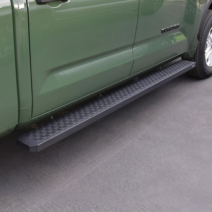 Westin Grate Steps Running Boards 90 in - Textured Black - Bull Strap