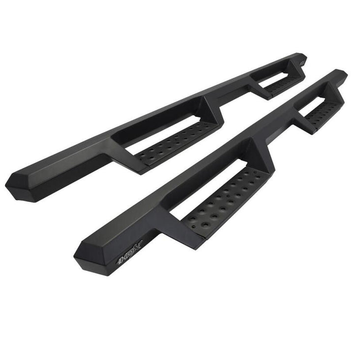 Westin/HDX 05-18 Toyota Tacoma Drop Nerf Step Bars - Textured Black - Bull Strap