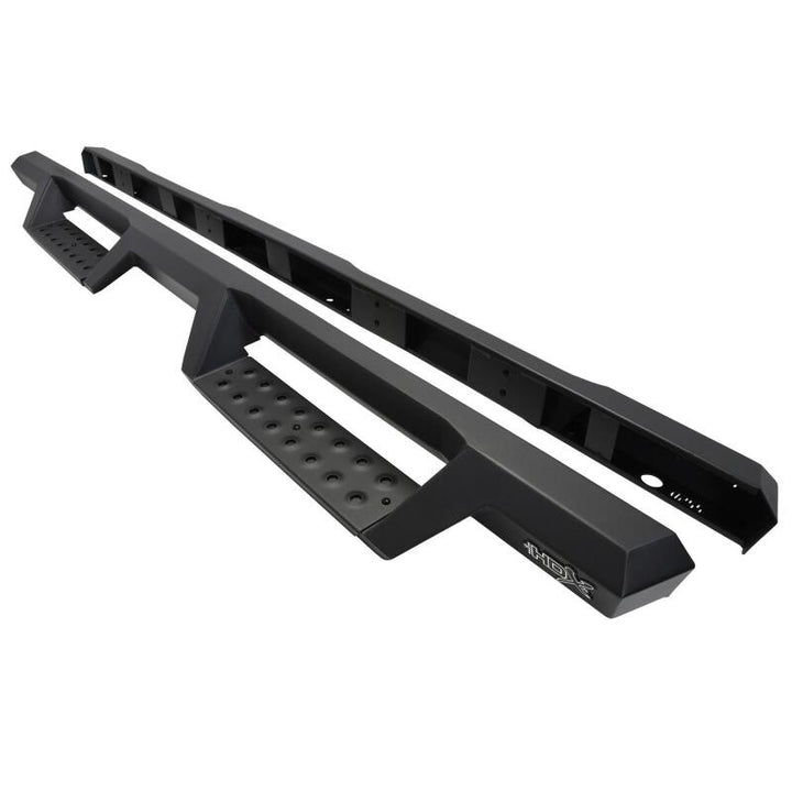 Westin/HDX 05-18 Toyota Tacoma Drop Nerf Step Bars - Textured Black - Bull Strap