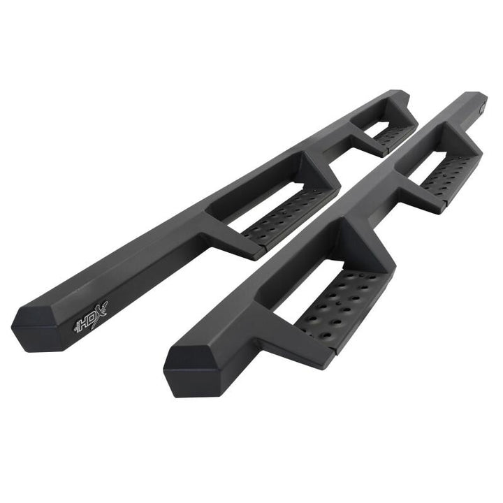 Westin/HDX 2021+ Ford Bronco Drop Nerf Step Bars - Textured Black - Bull Strap