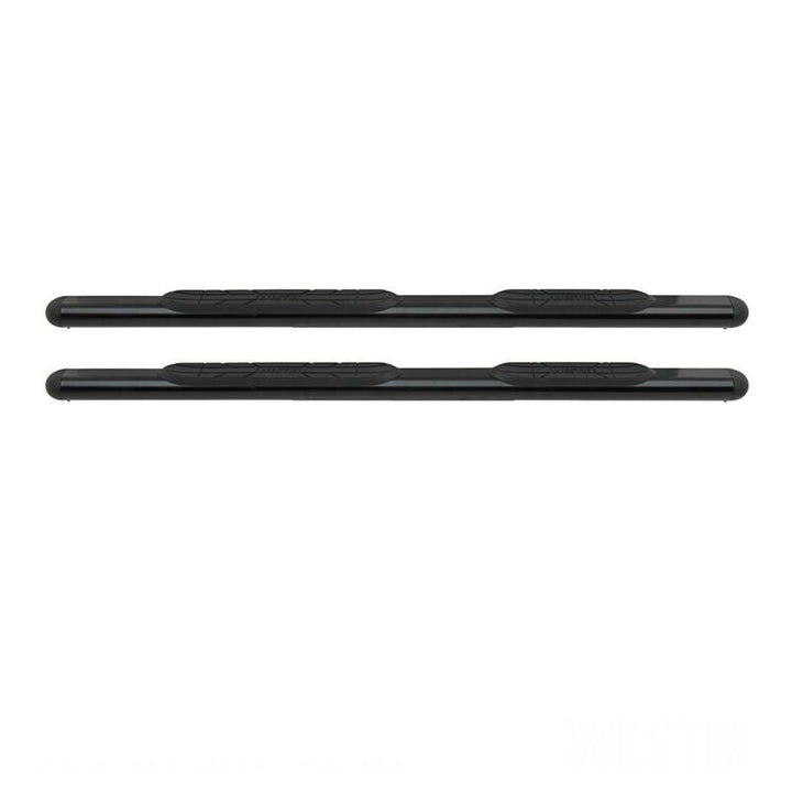 Westin Premier 4 Oval Nerf Step Bars 72 in - Black (Does Not Include Mounting Hardware/Brackets) - Bull Strap