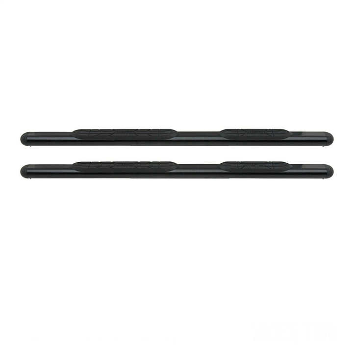 Westin Premier 4 Oval Nerf Step Bars 72 in - Black (Does Not Include Mounting Hardware/Brackets) - Bull Strap