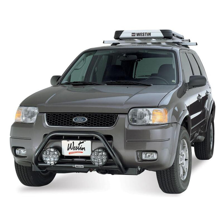 Westin Safari Light Bar Universal (10.75in mounting depth) - Black - Bull Strap