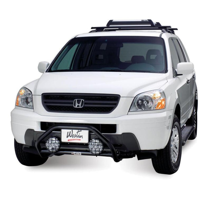 Westin Safari Light Bar Universal (14.75in mounting depth) - Black - Bull Strap