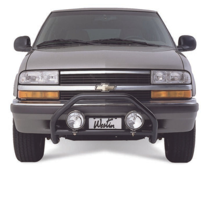 Westin Safari Light Bar Universal (14.75in mounting depth) - Black - Bull Strap