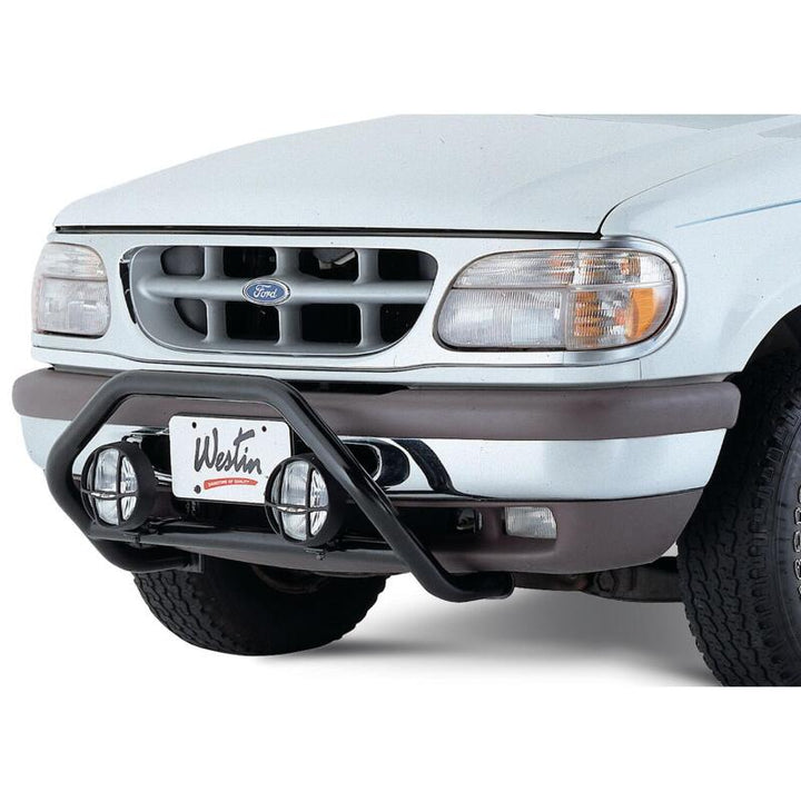 Westin Safari Light Bar Universal (14.75in mounting depth) - Black - Bull Strap